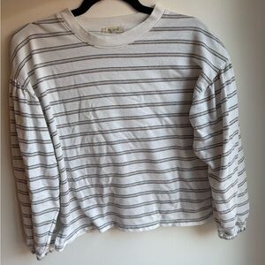 Madewell puff sleeve long sleeve t-shirt (size small)